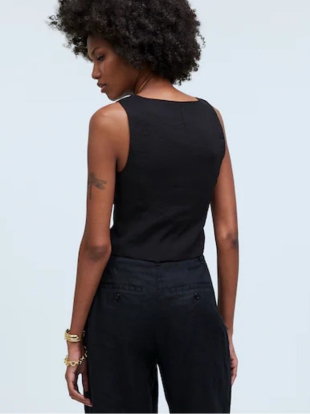 Madewell Katrina Black Vest - Picture 3 of 8